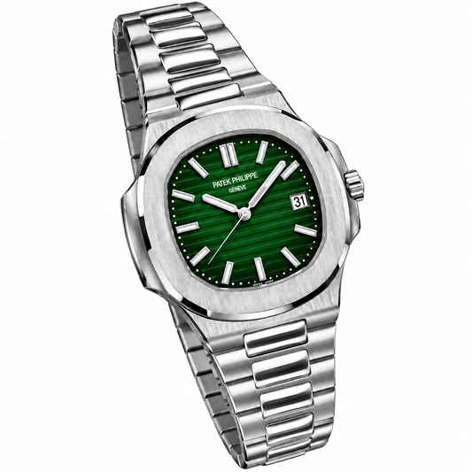 Patek Philippe Green Dial Chain Watch – Premium Classic Style