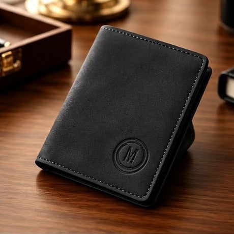 Black Short Thin Imported Wallet