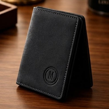Black Short Thin Imported Wallet