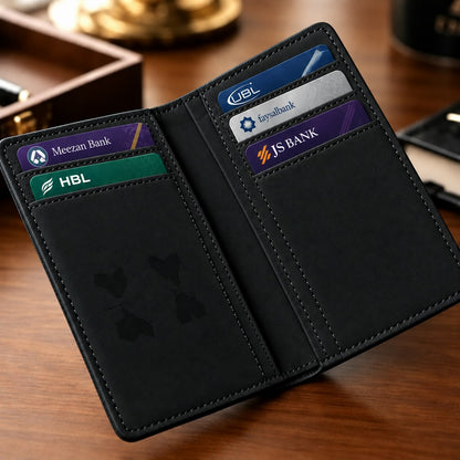 Black Short Thin Imported Wallet