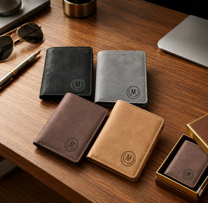 Black Short Thin Imported Wallet