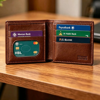 Premium Genuine Cow Leather Wallet