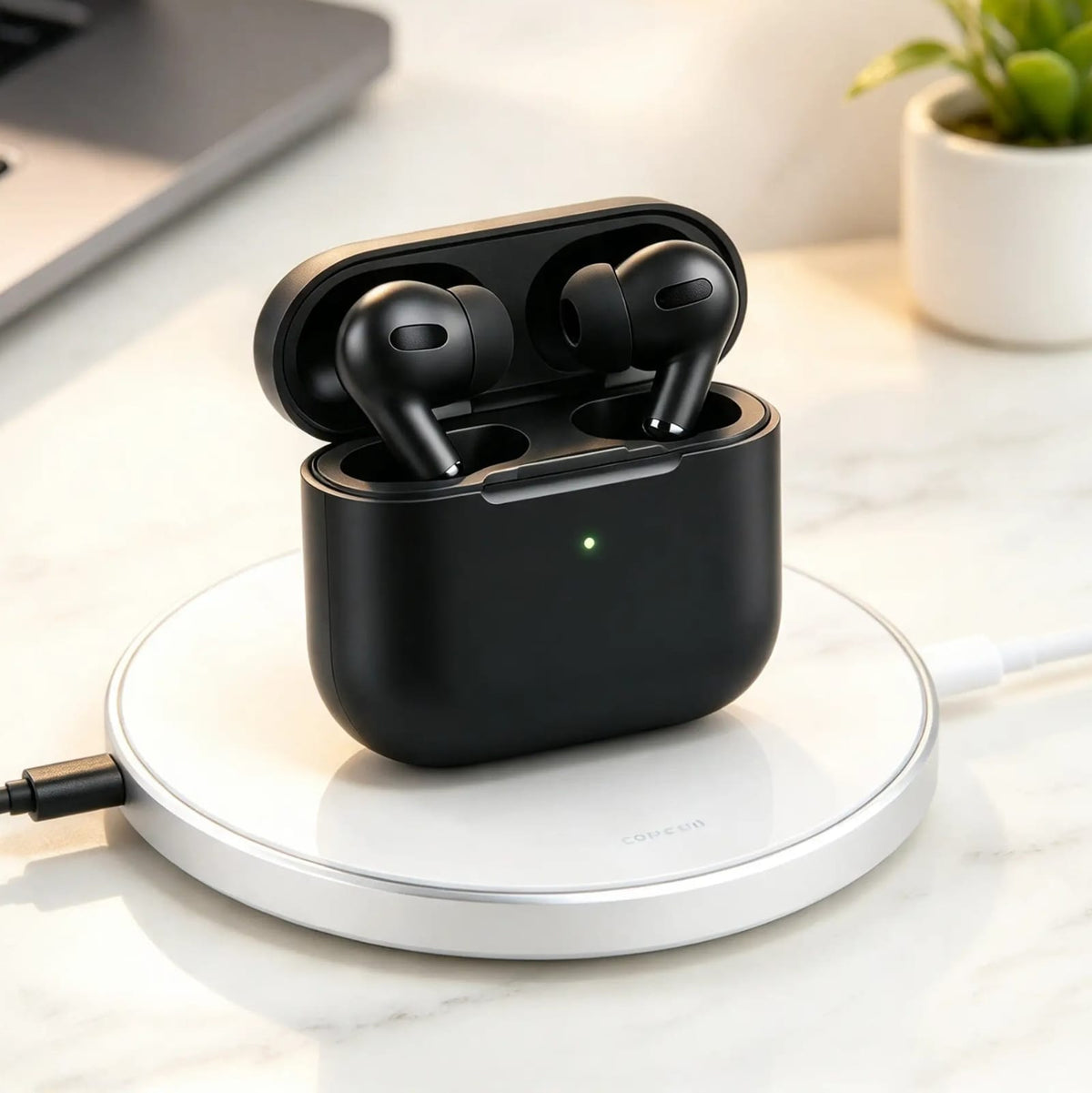 Pro 2 TWS Wireless Bluetooth Earbuds with HD Stereo Sound & Long Battery Charging