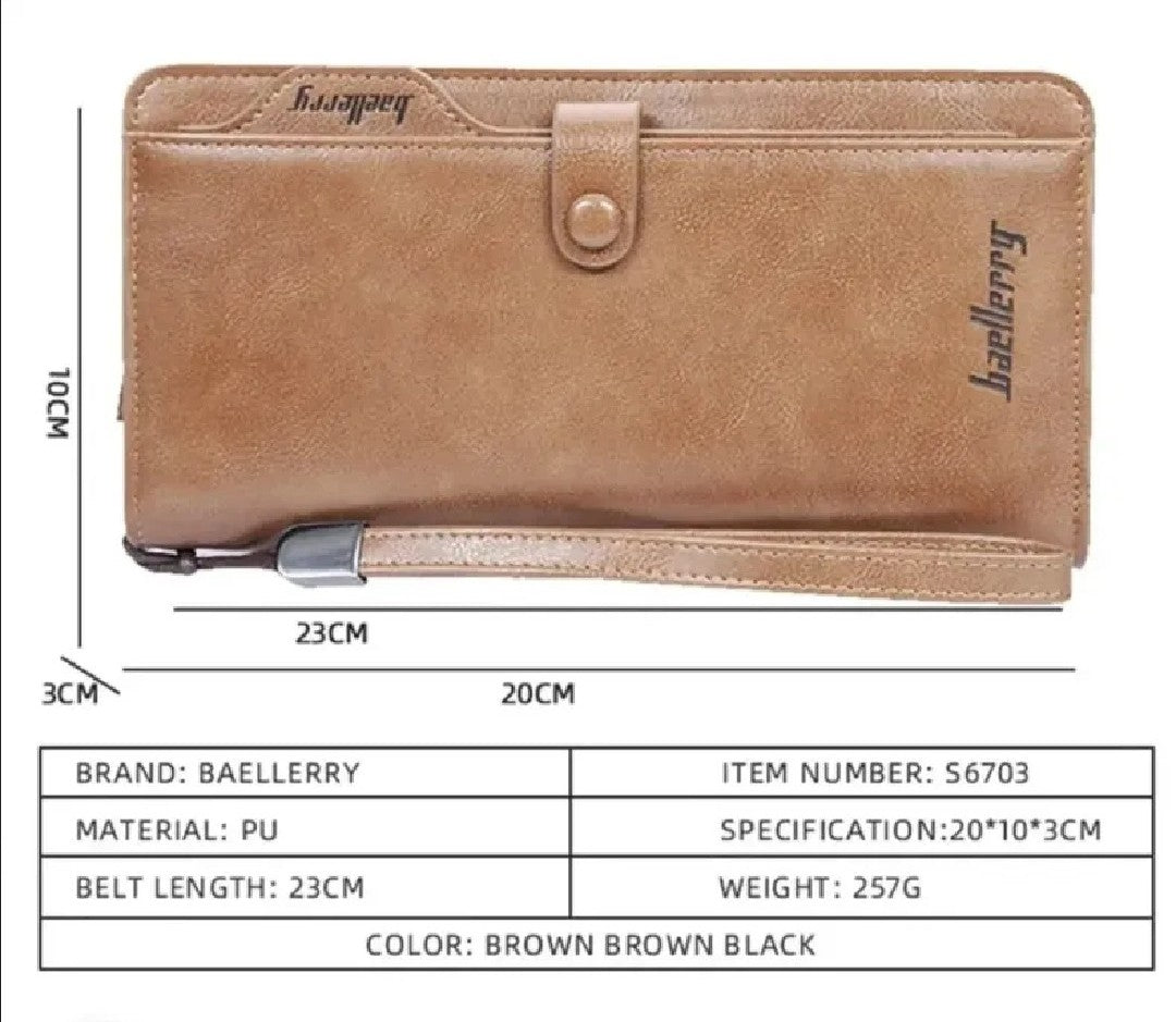 Unisex Cow Leather Long Zip Wallet For Men And Women Luxury Business Style Black Brown All Season Classic Design