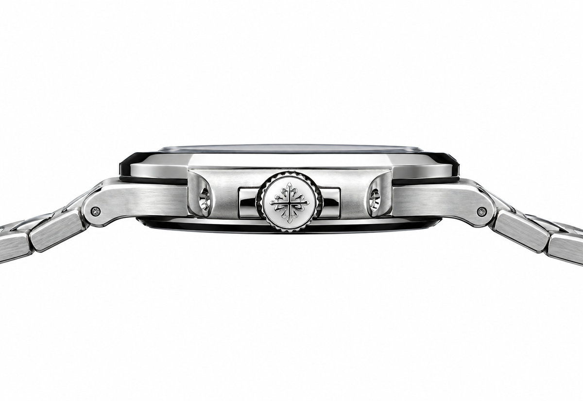 Patex Philippe Luxury Blue Dial Stainless Steel Watch