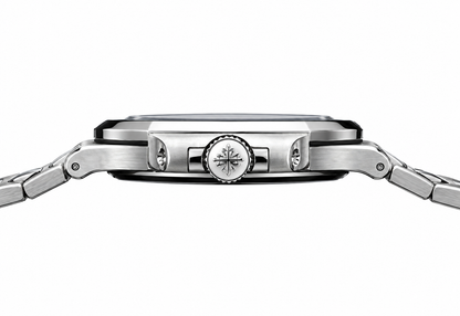 Patex Philippe Luxury Blue Dial Stainless Steel Watch