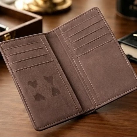 Brown Short Thin Imported Wallet